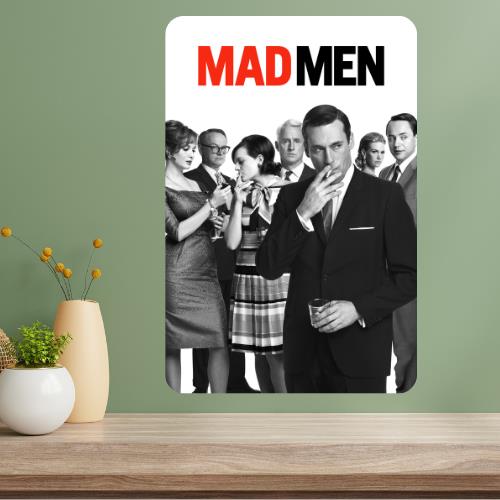 

Mad Men Classic TV Show Metal Poster Sign 20x30cm（7.8x11.8inch）