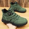 Winter Plush and Thickened High Top Men's Cotton Shoes Versatile Warm Men's Snow Boots