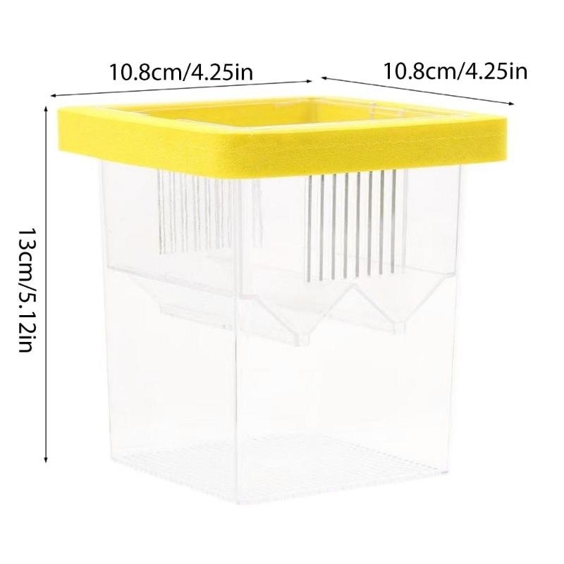 FishTank Separation Breeder Box Clear Floating Breeding Isolation Box Aquarium Mini Hatchery Incubator