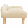 Kids Sofa Cream 70x40x24 cm Fabric
