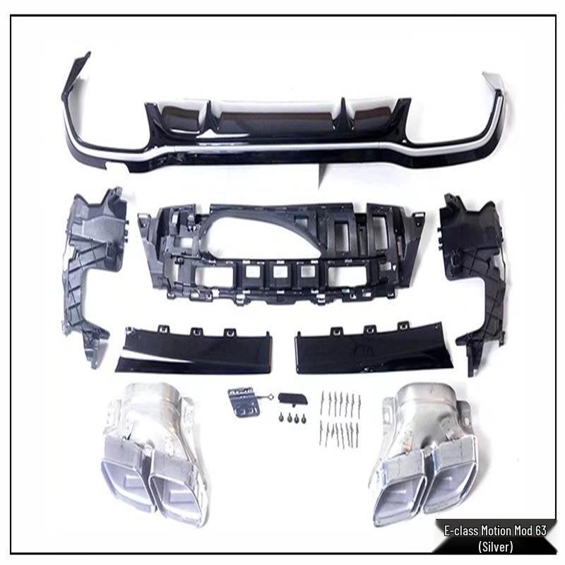 

16-22 E-Class AMG E53/E63 Задняя губа накладка двойной выхлоп насадки