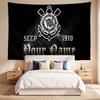 Sport Club Corinthians Paulista (23) Benutzerdefiniertes Namens-Wandteppich Wandbehang Wandteppich Wandkunst Dekor für Schlafzimmer Wohnzimmer
