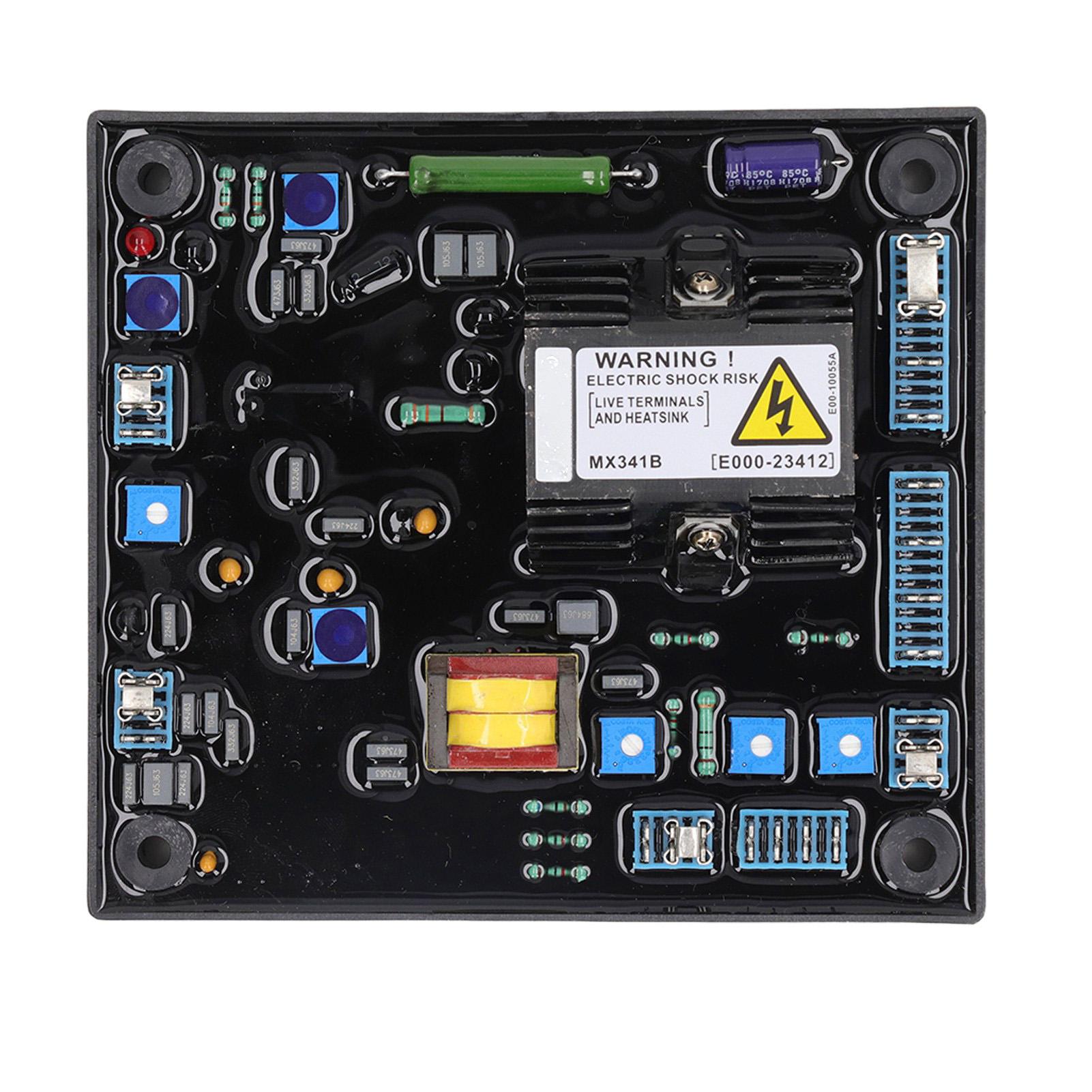 

Автоматичний регулятор напруги 2-фазний MX341B ABS Модуль регулювання напруги для генератора AC170‑220V