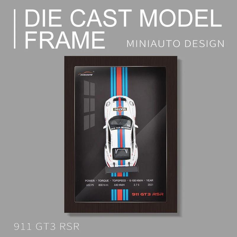 

1:32 Photo Frame Version Alloy Metal Sports Car Model Simulation 3D Racing Car Hanging Painting Collection Kids Gifts Decoration