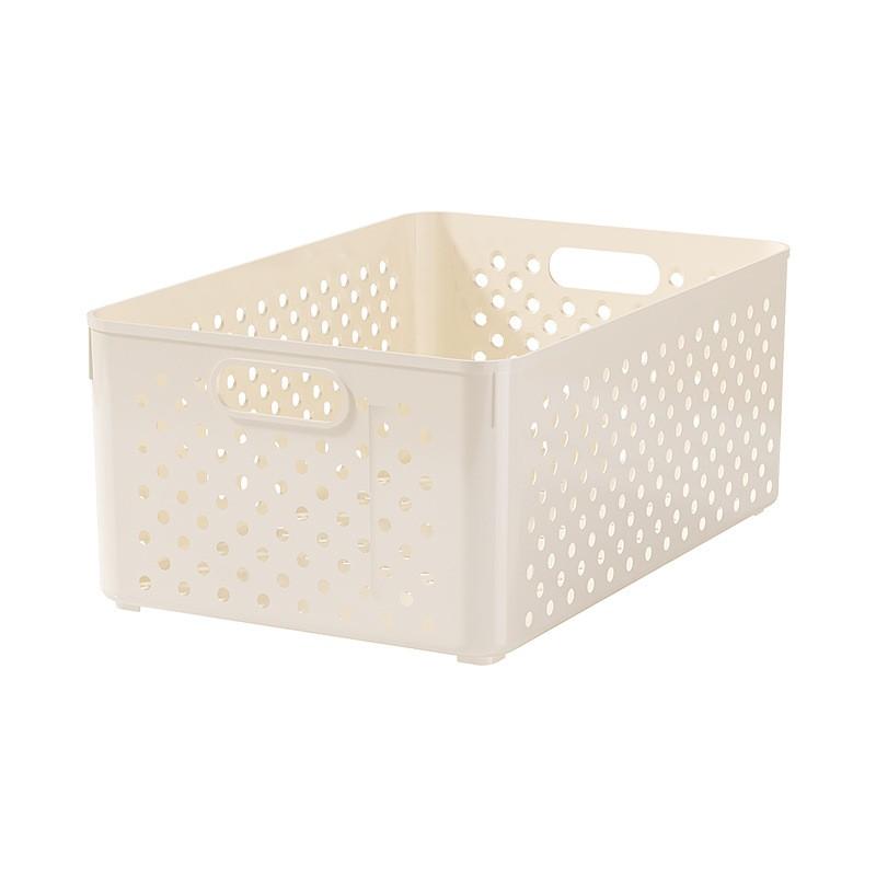 Plastic Storage Basket Kitchen Counter Desktop Organizing Small Medium Large Size PP Material Japanese Style
