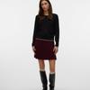 Gilet breeze col rond noir avec liseré blanc regular fit Femme VERO MODA