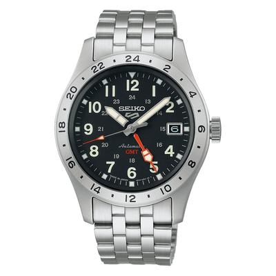 Seiko 5 Sports Field GMT Mechanische Automatische Manuelle Uhr SBSC011 „Sport Style“ (mit Aufwicklung) Herren