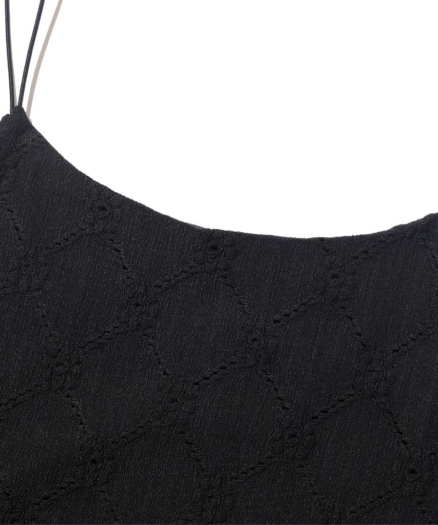 Cargo Bros For Woman Lace Layered Long Dress (Black)