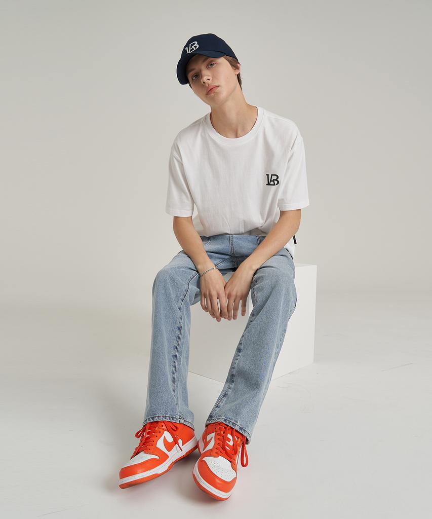 LAB101 Volume Embroidered Logo Ball Cap - Navy