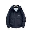 Men's Thick Hooded Down Jacket - Trendy Winter Windbreaker with White Duck Down