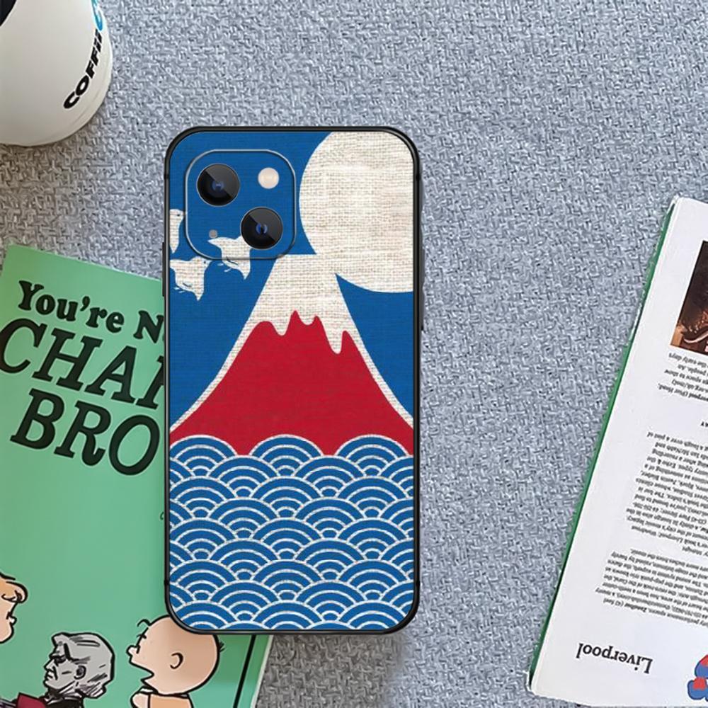 Mount Fuji Japan Art Phone Case Cover Coque For Iphone Xiaomi Mi Samsung Galaxy Redmi Note A S 11 12 13 14 15 22 23 24 5G Pro Plus Max Fe Ultra