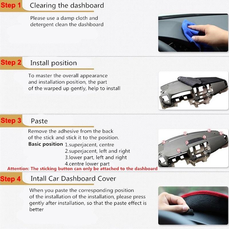 For Merce des-Benz B-Class (W246) 2012 - 2018  B-Klasse B160 B180 B200 LHD RHD DashMat 2017 2016Car Dashboard Cover Carpet