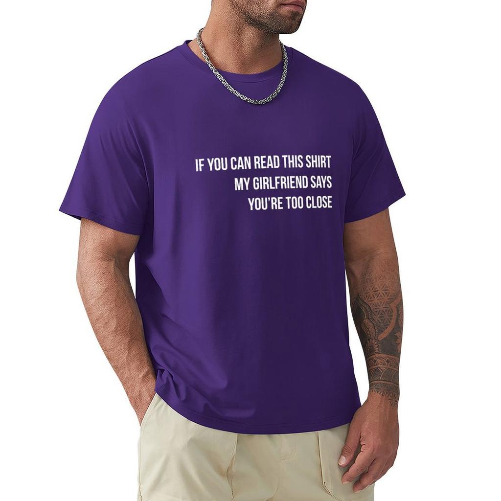 Summer Men'S And Women'S Fashion High-Quality Cotton T-Shirt Trendy Printed Alphabet Couple Short Sleeves