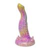 Extra-large Fake Penis Simulation Soft Flesh Vibrating Rod Adult Erotic Sex Toy for Women