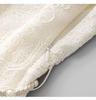 Nanyou Elegant Handmade Shell V-neck Embroidered Sleeveless Dress - Summer Vacation Style