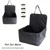 Waterproof Car Back Seat Pet Cover Protector Mat - Rear Safety Travel Accessory for Cats And Dogs Pet Carrier Mat