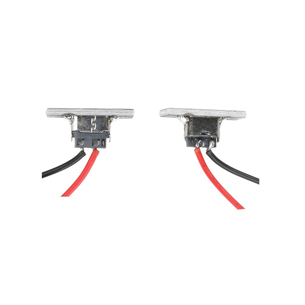 2Pin USB Jack Charging Data Port Type-C Waterproof Charging Port 2P Strip Line Of Solder Joint Female Connector Jack