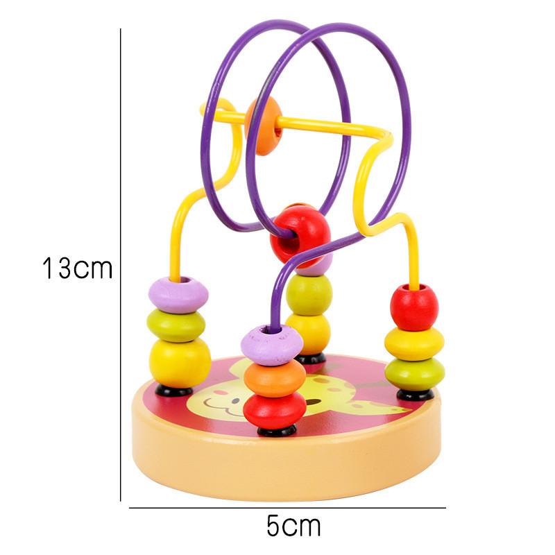 Education Wooden Early Bead Stringing Toy Intelligence Intelligence Emotional