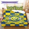 Ložní prádlo se vzorem Al-Nassr, Sada přikrývek, Povlak na přikrývku, Povlak na polštář, Domácí dárek k narozeninám (1 * povlak na peřinu + 2 * povlak na polštář, bez jádra)