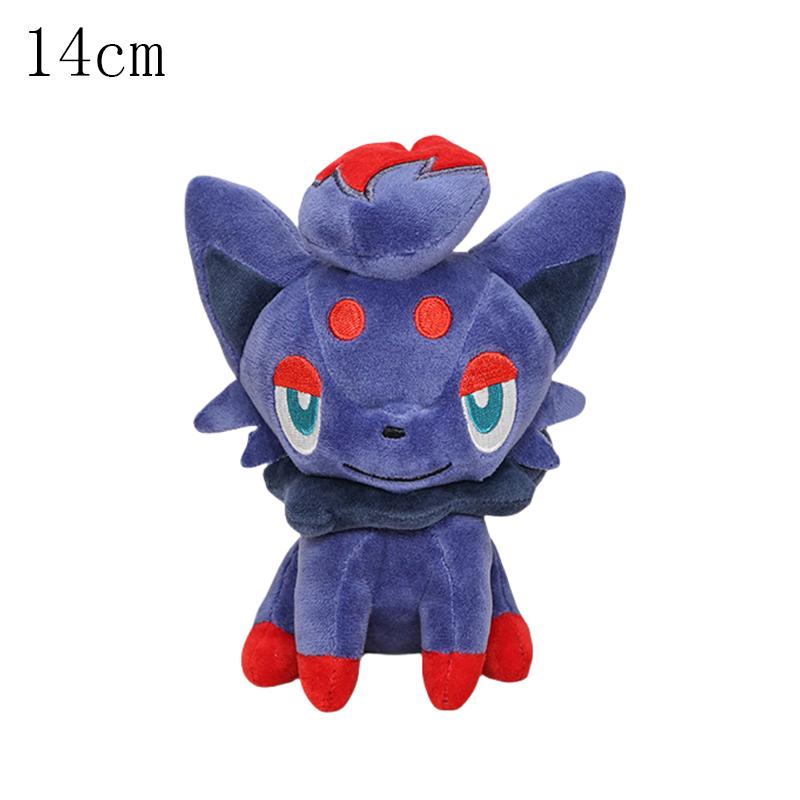

Pokemon Plush Zorua Evolution Zoroark Toy Cute Cartoon Image Red Blue Stuffed Doll Gifts for Kids