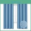 Solid Color Curtains With Insulation And Shading Design For Daily Household Use