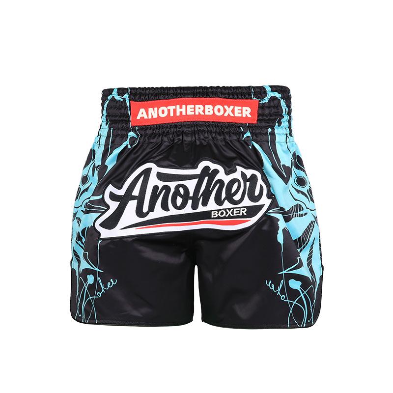 Full boxing shorts, Muay Thai competition training Sanda clothing, mixed martial arts shorts adult models S
