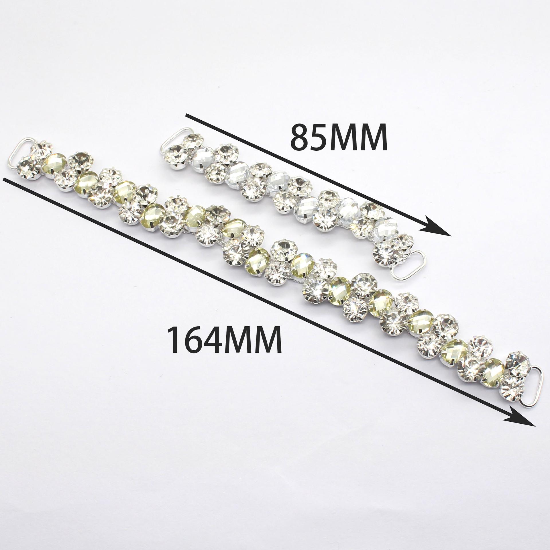 

Multi-Size Crystal Chain Accessories for Jewelry, Apparel, Shoes, and Swimsuits.