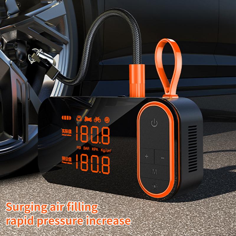 

Portable Wireless Car Air Pump 130PSI Tyre Air Compressor Inflator Electric Pump For Car Motorcycle Bicycle Ball CHINA