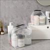 Handheld Portable Transparent Waterproof Toiletries Bag Multifunctional Travel Outdoor Swimming Fitness Storage Bag