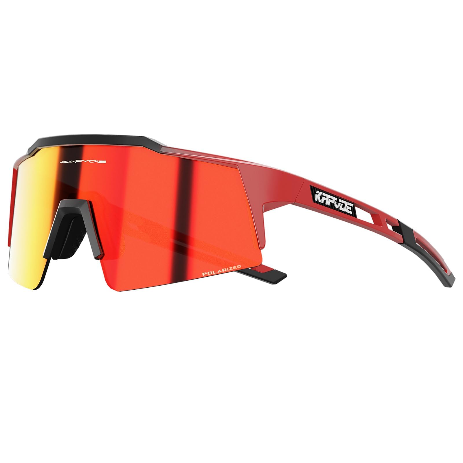 

KAPVOE Sports Sunglasses for Men and Polarized Trail Women, K9023, (for Cycling, Running, Running, Mountaineering, Hiking, Baseball, Tennis, Fishing)