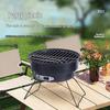 Zhishi Portable Foldable Round Charcoal BBQ Grill