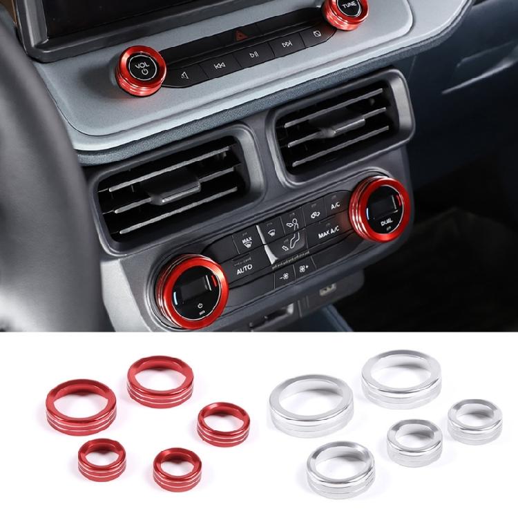 Colorful Car Center Control Air Conditioner Switches Cover Trims Button Rings