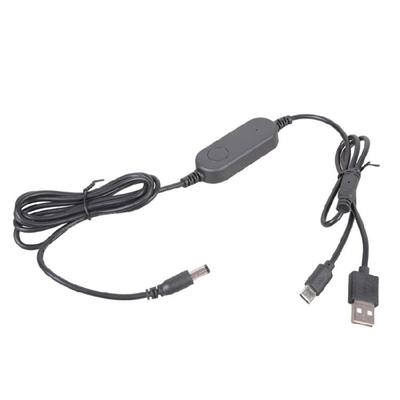 Switching Control Cable USB C+USB To DC5.5mmx2.1mm Converter Cord 12V12W Output For Digital Accessories Portable Use