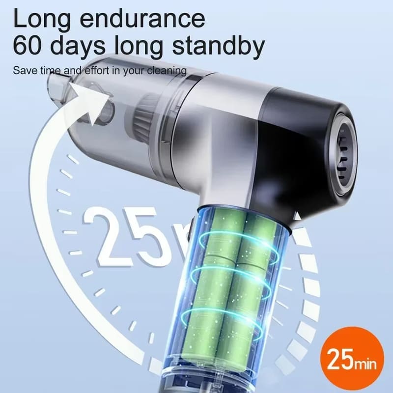 Car Vacuum Cleaner 4 In 1 High Power Cordless Dust Remover Mini Handheld Vacuum Pump Home  Portable Cordless Strong Suction Car Cleaner