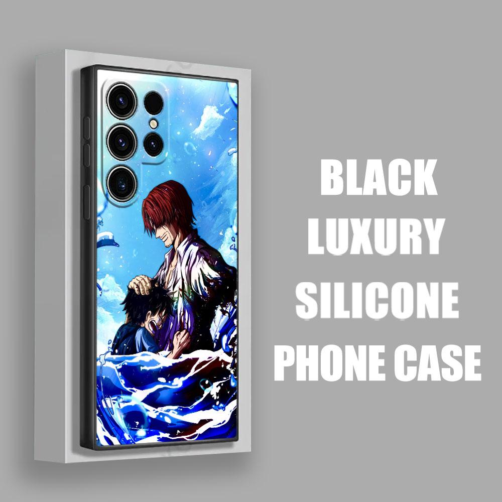 Anime O-One Piece Shanks Luffy Phone Case For Samsung Galaxy S25 S24 S23 S20 S21 FE S26 S22 Ultra 5G S26 Plus S25FE Soft Cover
