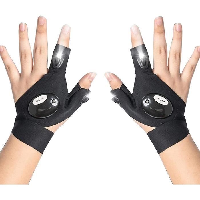 Vernis a ongles,Gants de lampe de poche LED,cadeaux pour hommes Gants à led avec lumières imperméables,gants de mains [C272916331]