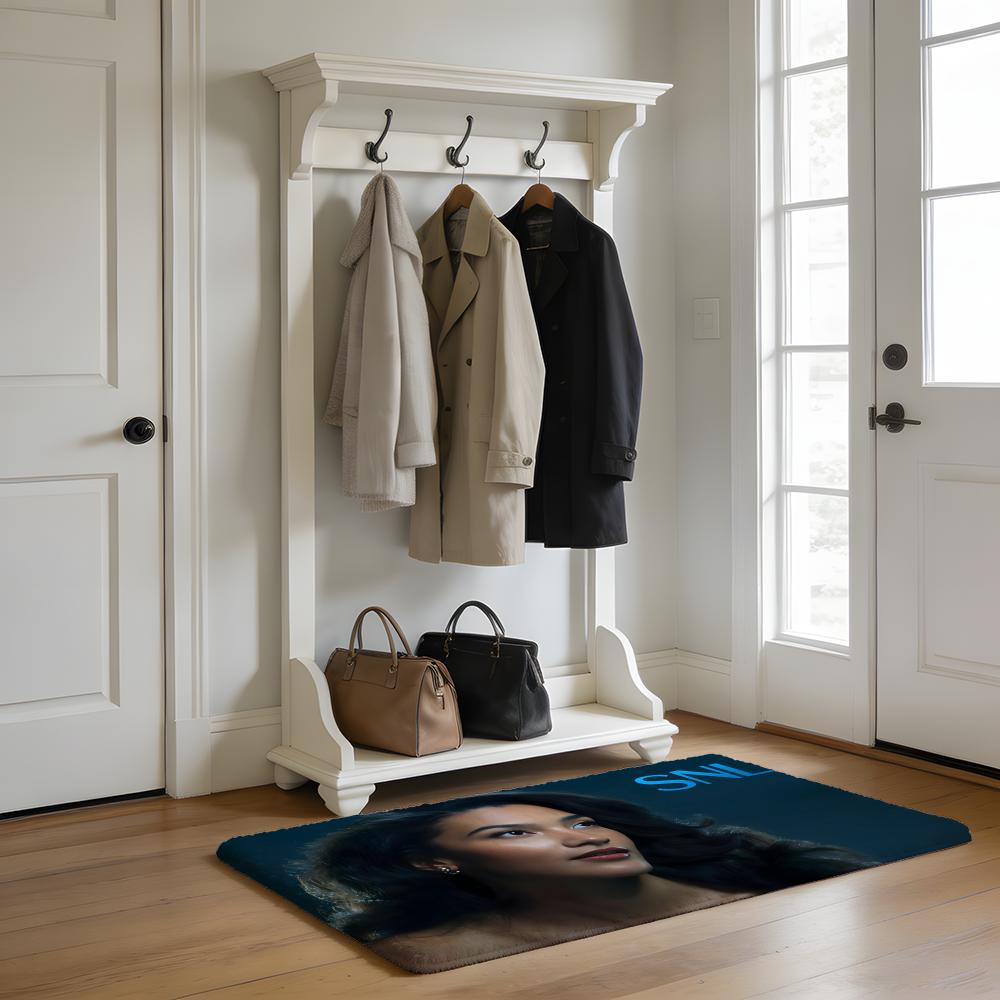 Floor Mat Soft Flannel Rug Non Slip Absorbent Mat for Bathroom Bedroom Home Decor Singer O Olivia Dean