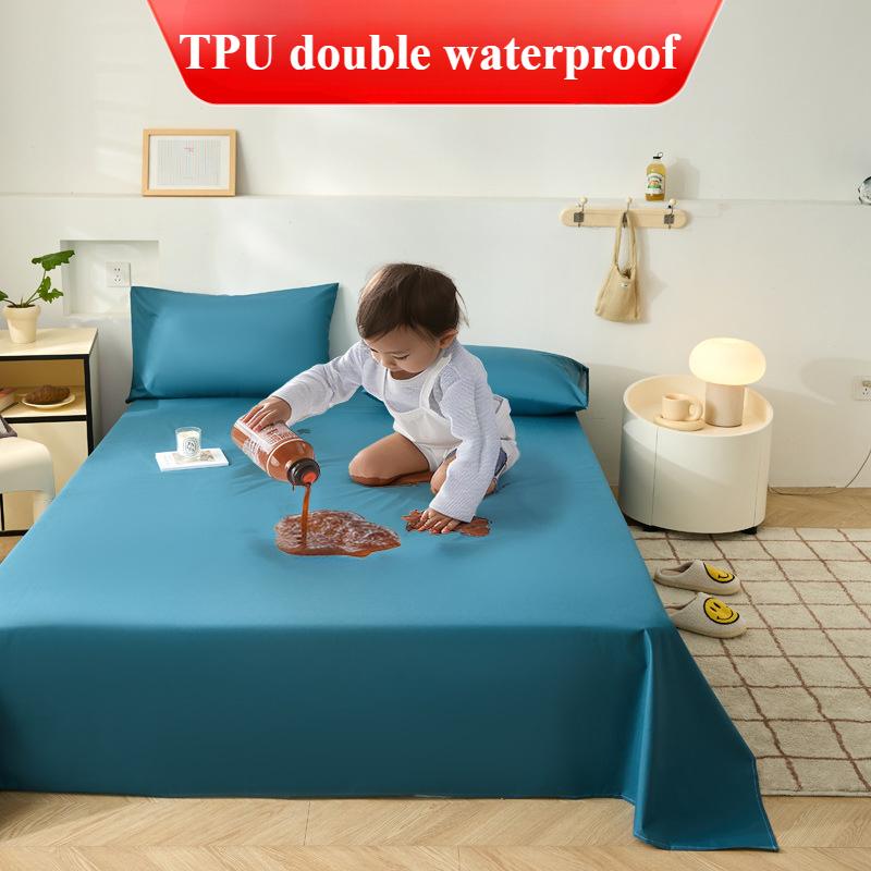 

Водонепроницаемые простыни, для детей и пожилых, подкладки от недержания мочи, каждая штука может быть постирана в машине с водой 0.48 0.74Pillowcase океан синий