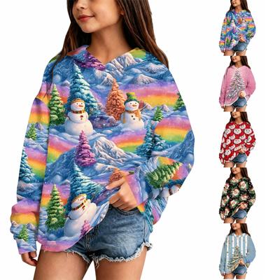 Children's Christmas Printed Sweater