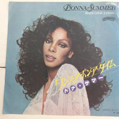 7inch Record DONNA SUMMER  Once Upon A Time VIP2580PROMO CASABLANCA 1977 Japan SoulFunk Used