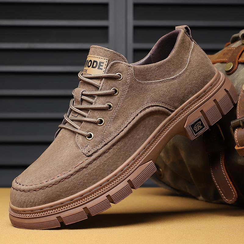 Fashion Leather Shoes For Man Genuine Leather Casual Shoes Fashion Business Oxford Shoes High Quality Designer Work Shoes