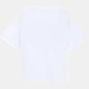 WE11DONE Autumn Winter Cat Short Sleeve T-Shirt Unisex Tops White WD-TT3-25-744-U-WH