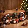 Dog Lover Holiday Advent Gifts 2026 Dachshund Calendar, 24 Days Acrylic Baseball Figures Festive Window Entrance Decor Christmas Countdown Collectible
