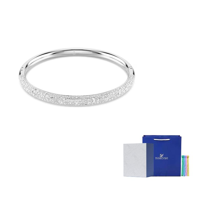 Swarovski Sublima bangle L-Camellia Embossed Gift Box