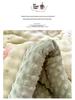 2025 Winter Imitation Rabbit Fur High-Weight Three-Layer Quilted Blanket