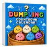 New 9 Day Boxed Mysterious Steamed Bun Fidget Squeeze Adults Stress Relief Toy 0.78Inx1.37In Countdown Calendar Blind Box