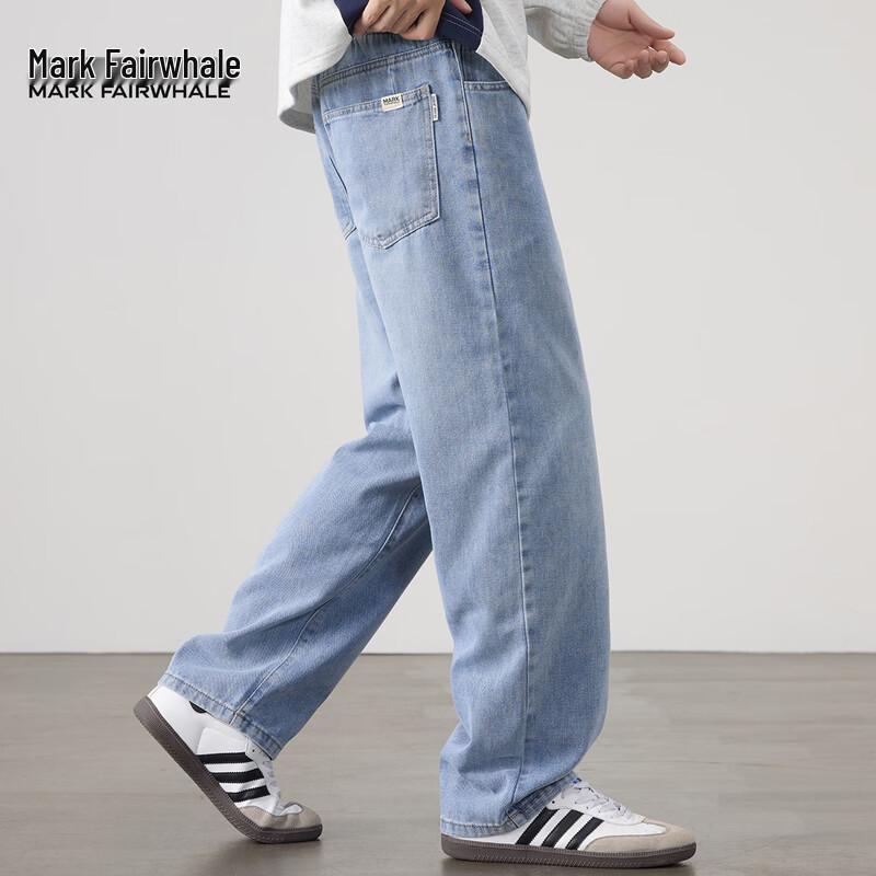 Mark Fairwhale Men's Retro Loose Straight-Leg Jeans