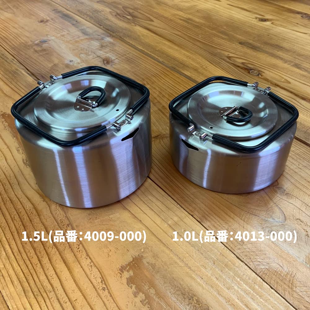 Outdoor Kettle Height Width 15cm Stainless Steel [TATONKA] 1.5L 10.5cm