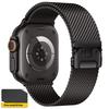 Neue Ankünfte für Apple Watch 42 / 44 / 45 / 46 / 49mm 5er-Pack XDfind Regenschirm-Schnalle Mailänder + Schmetterlingsverschluss Gemischtes Uhrenarmband