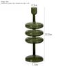 Nordic Colorful Glass Candle Holder Candlestick Holder for Wedding Table Centerpieces Modern Living Room Decor Candlestick Gift